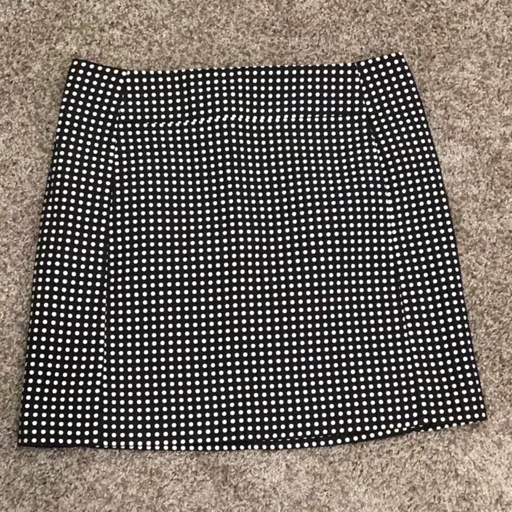 Loft Black & White Skirt, Size 12
